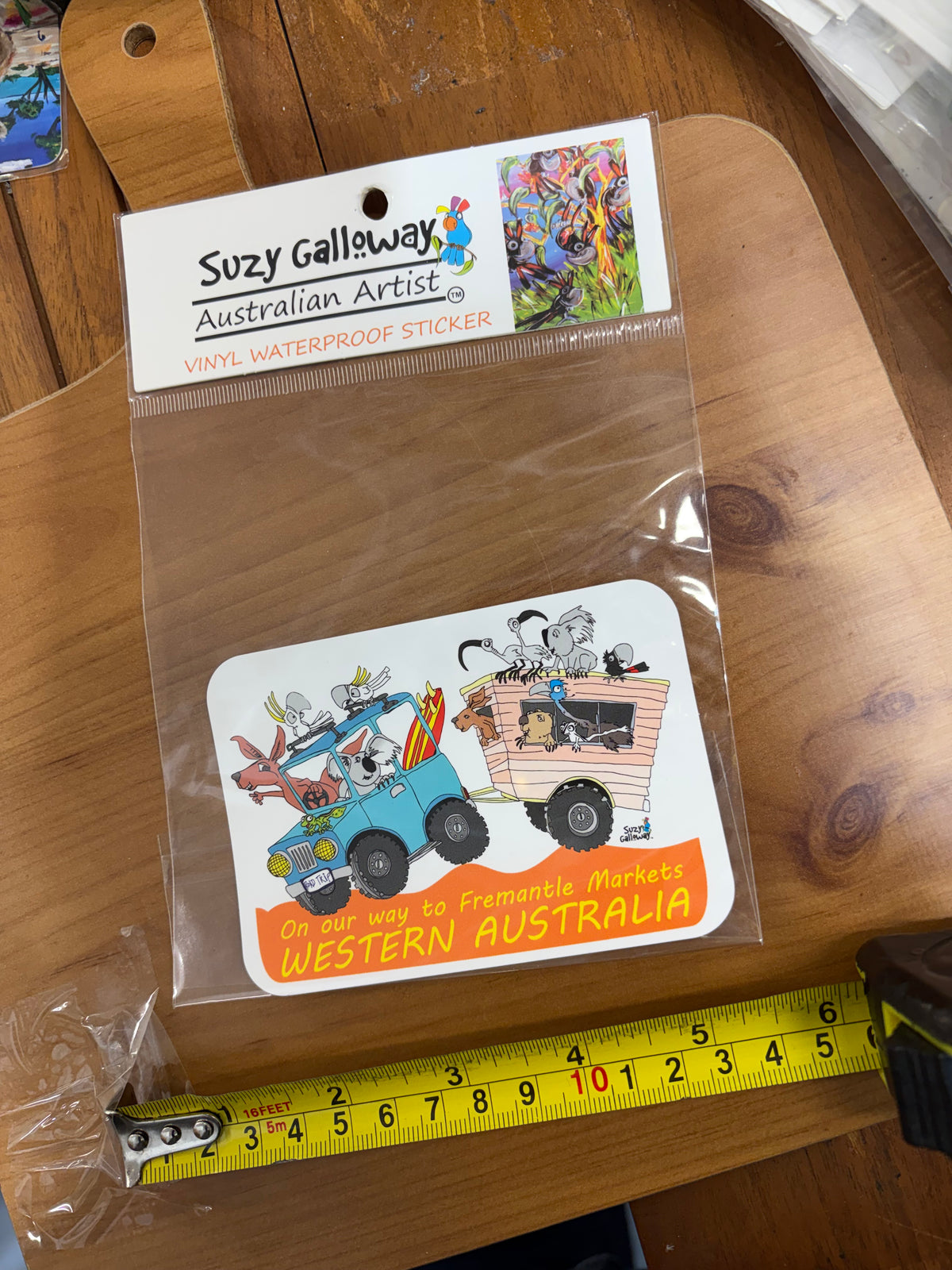 Caravanning sticker