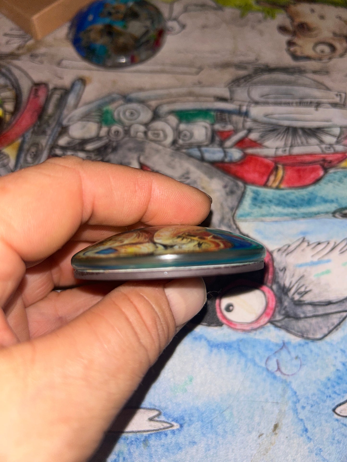 Magnet Glass Dome - Turtle Design