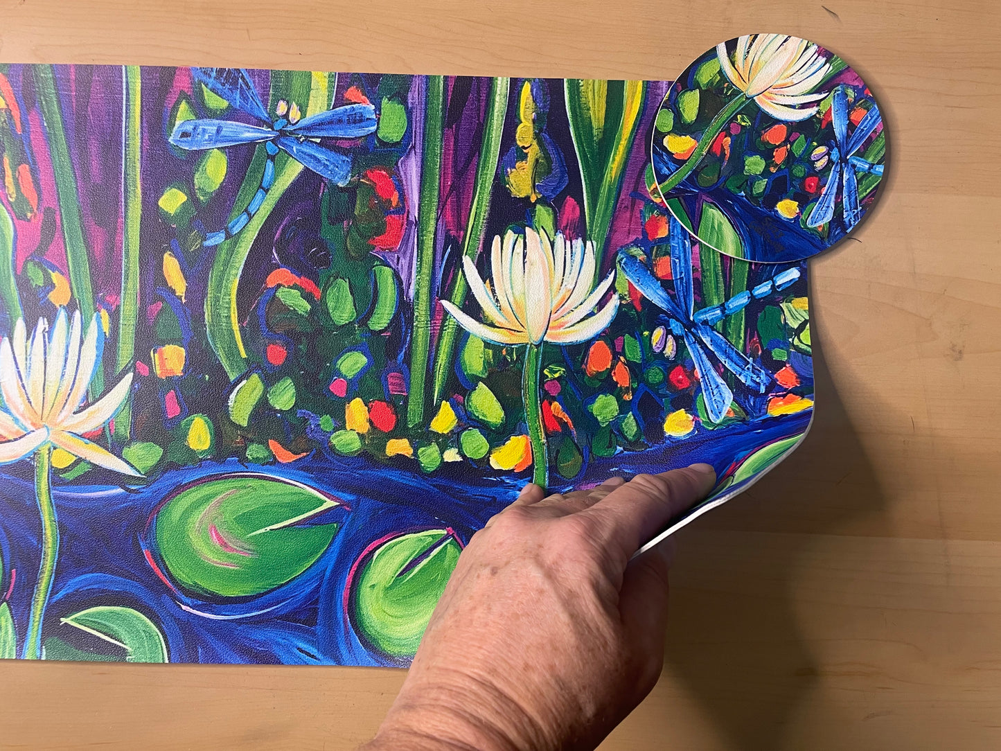 Dragonfly and Lilypad placemat