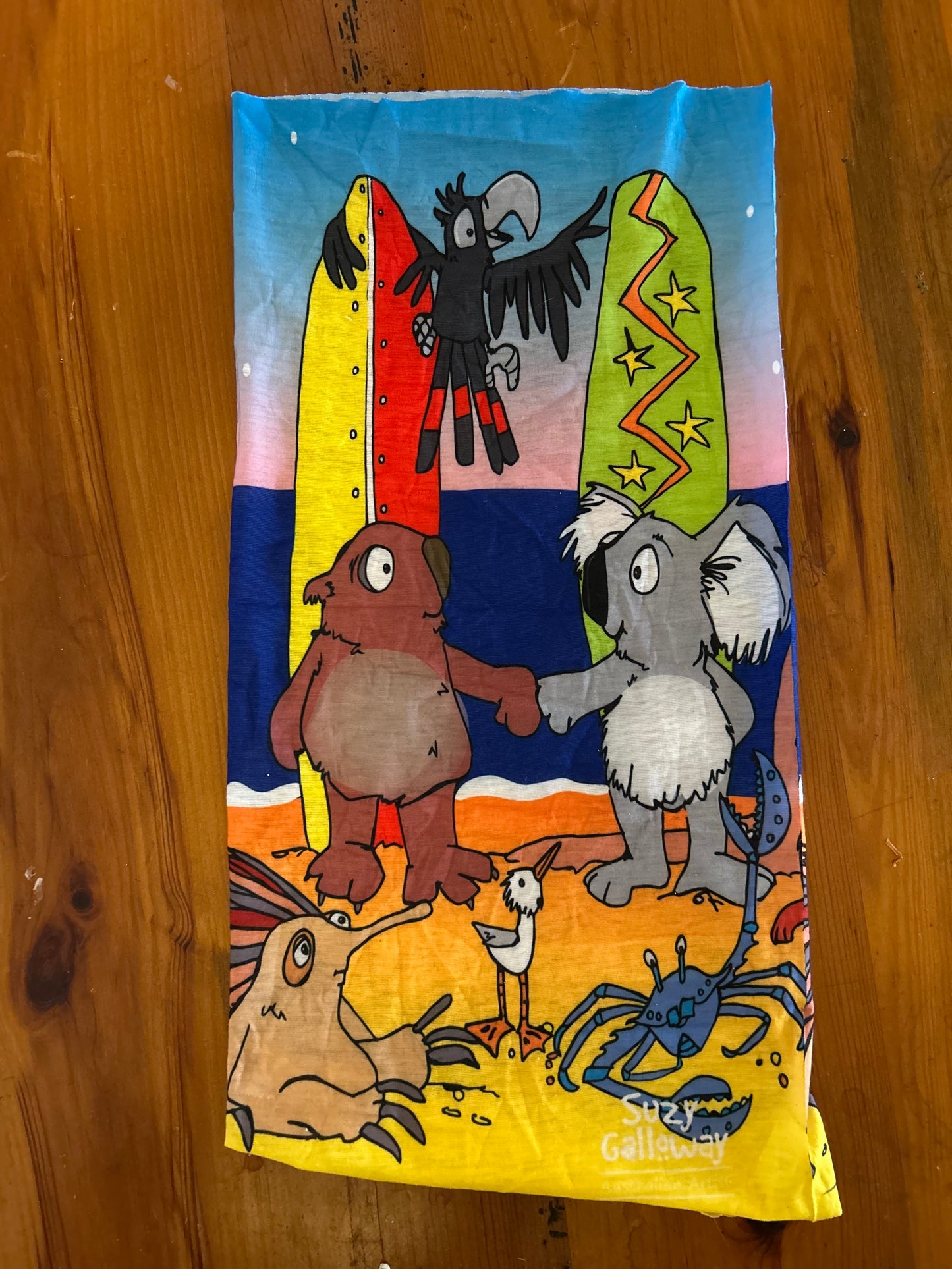 Surfing Koala and crew Multipurpose Headscarf / Tube