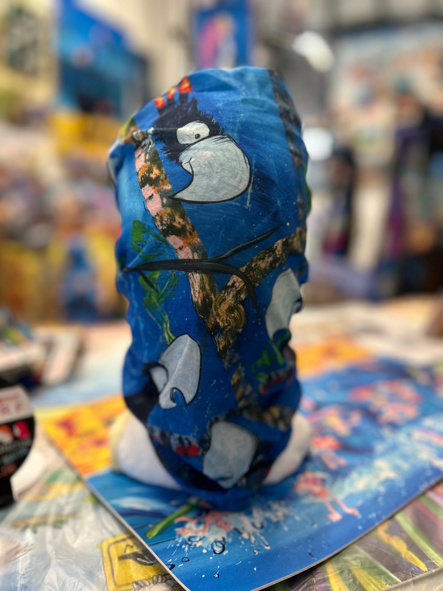Black Redtail Cockatoo Multipurpose Headscarf / Tube