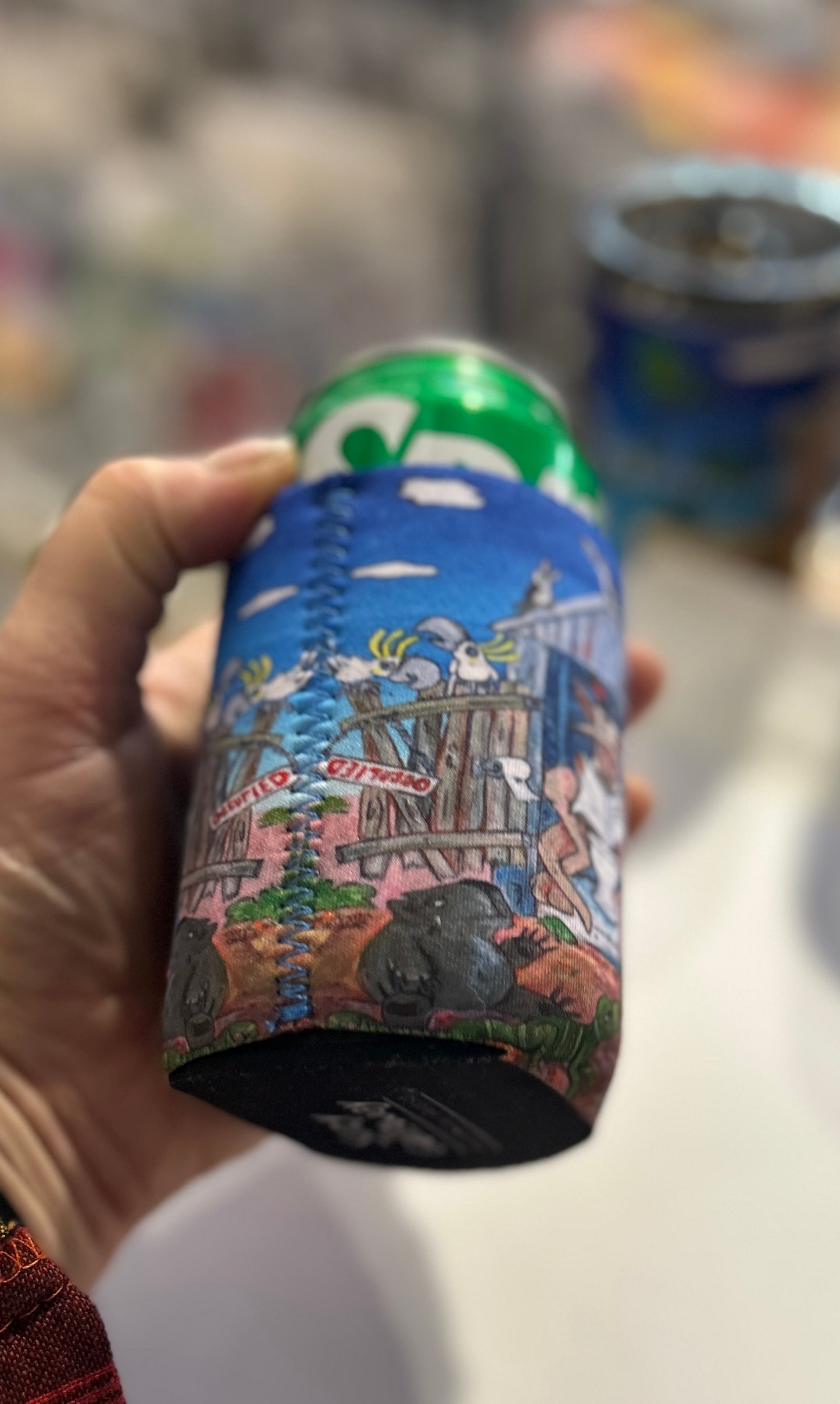 Kangaroo on the Dunny Stubby holder