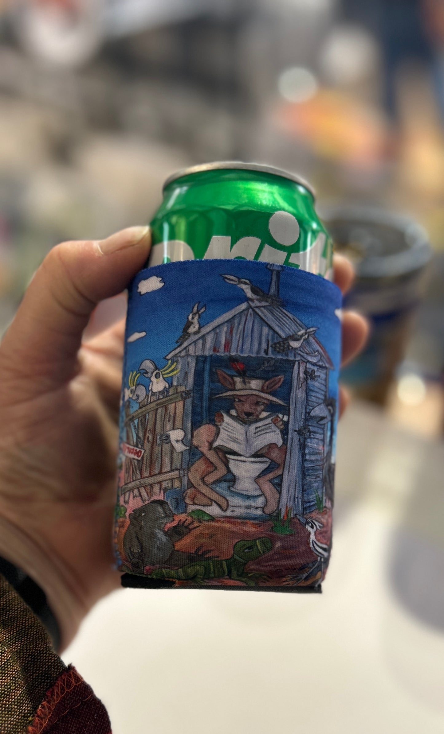 Kangaroo on the Dunny Stubby holder