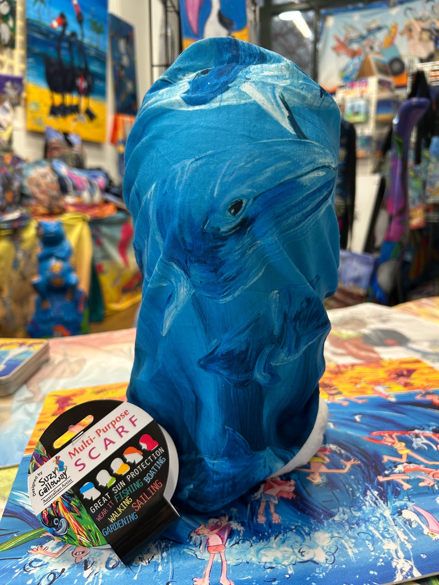 Minke Whale Multipurpose Headscarf / Tube