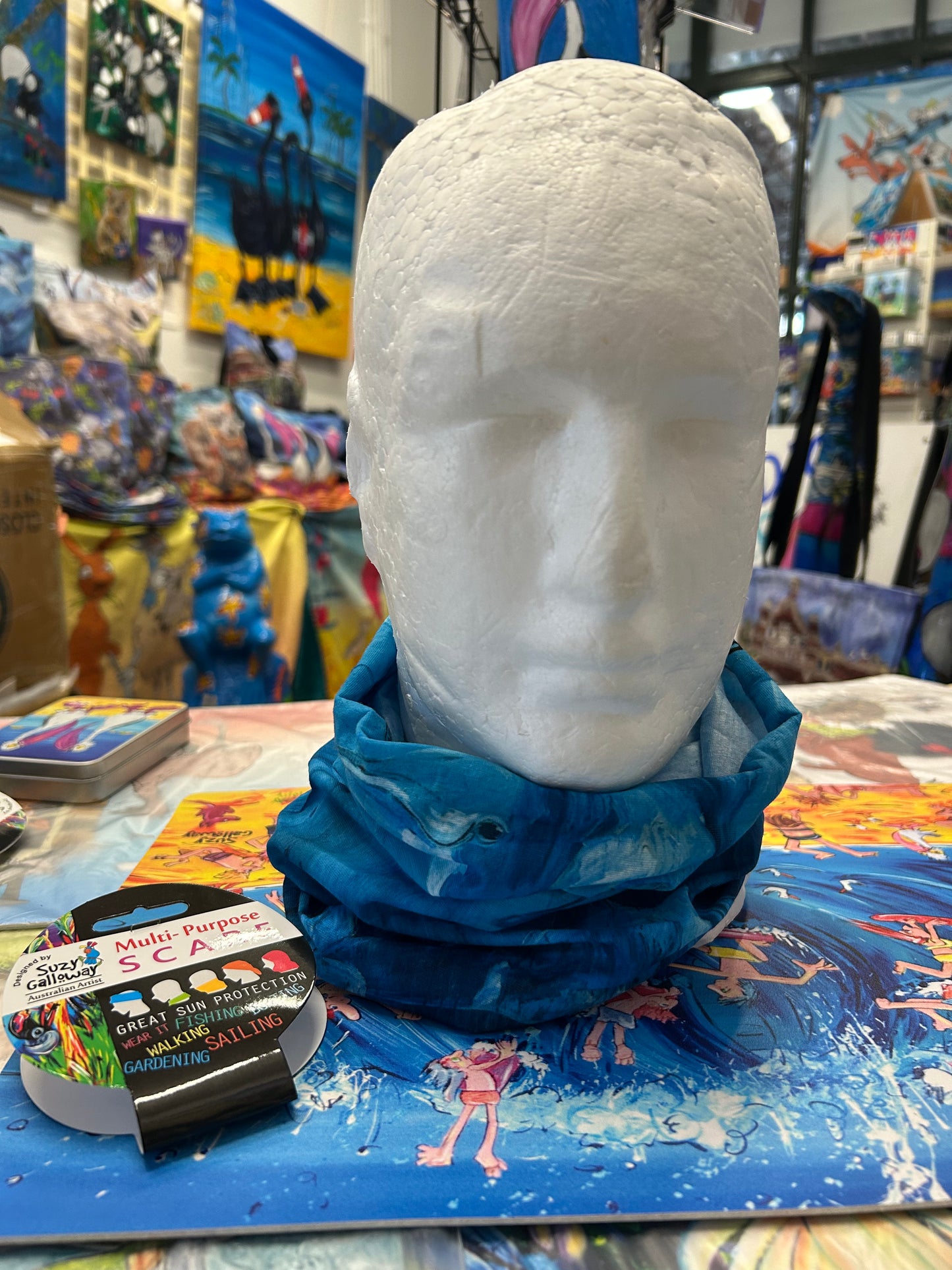 Minke Whale Multipurpose Headscarf / Tube