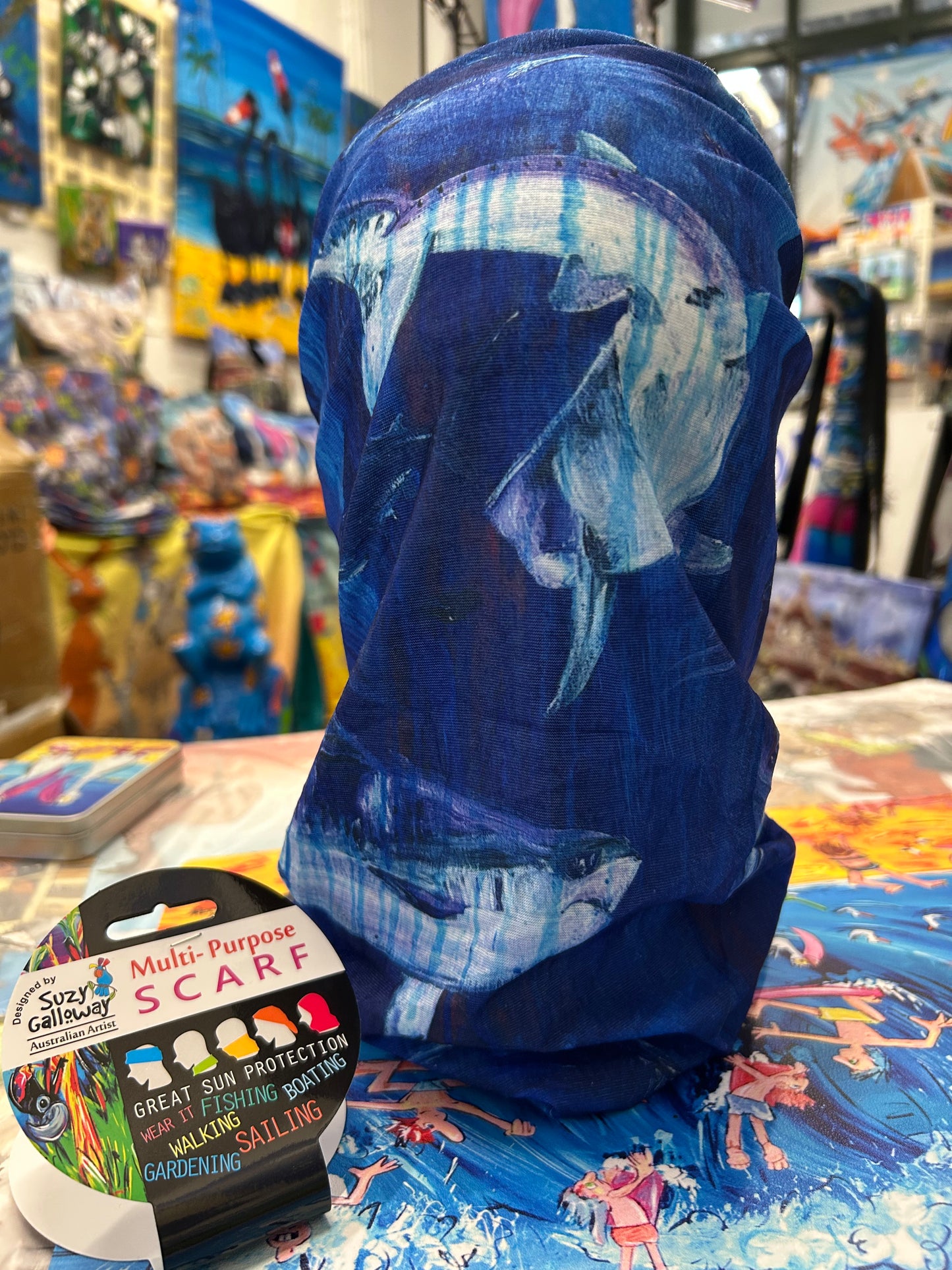 Tiger Shark Multipurpose Headscarf / Tube