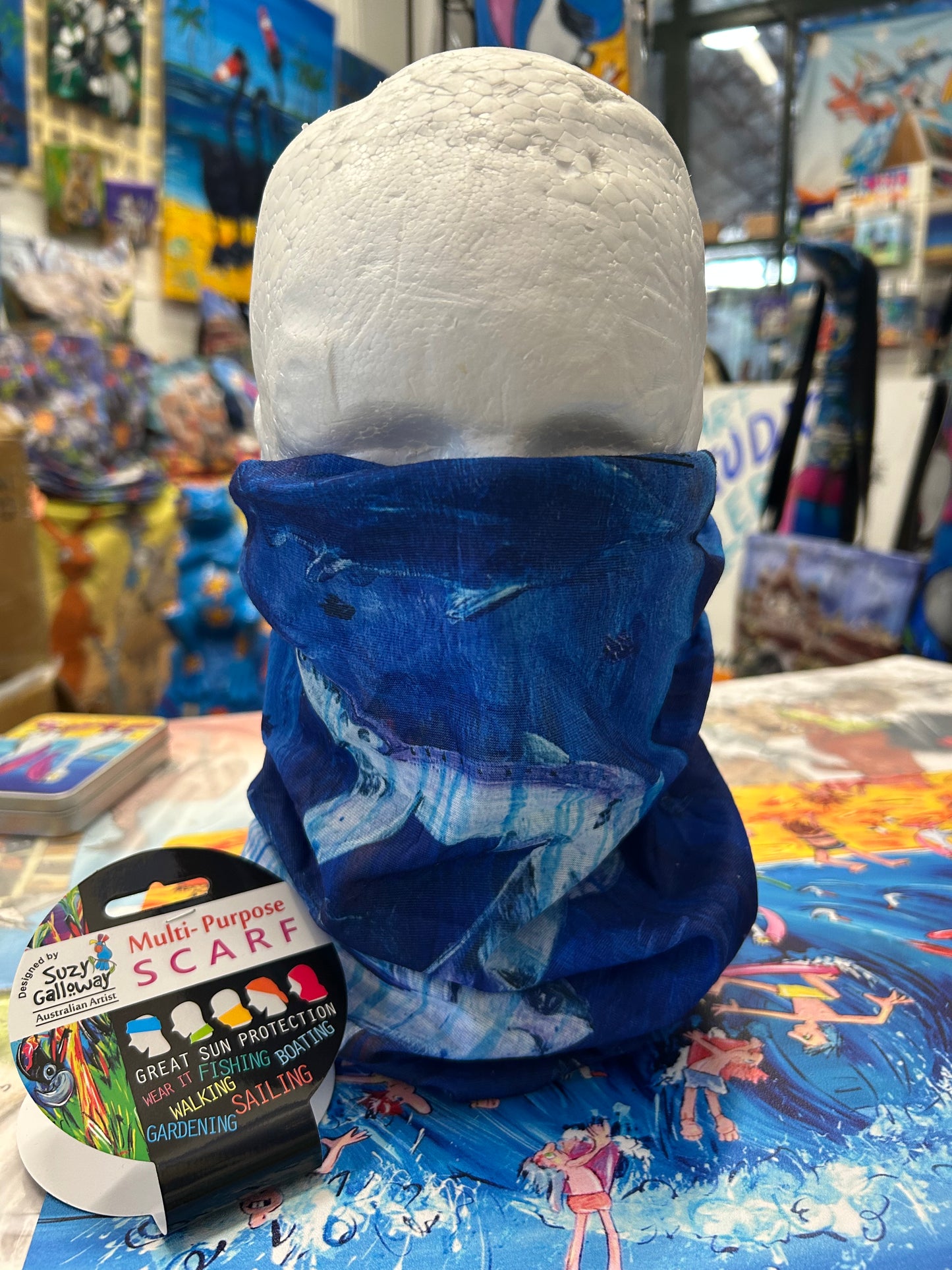Tiger Shark Multipurpose Headscarf / Tube