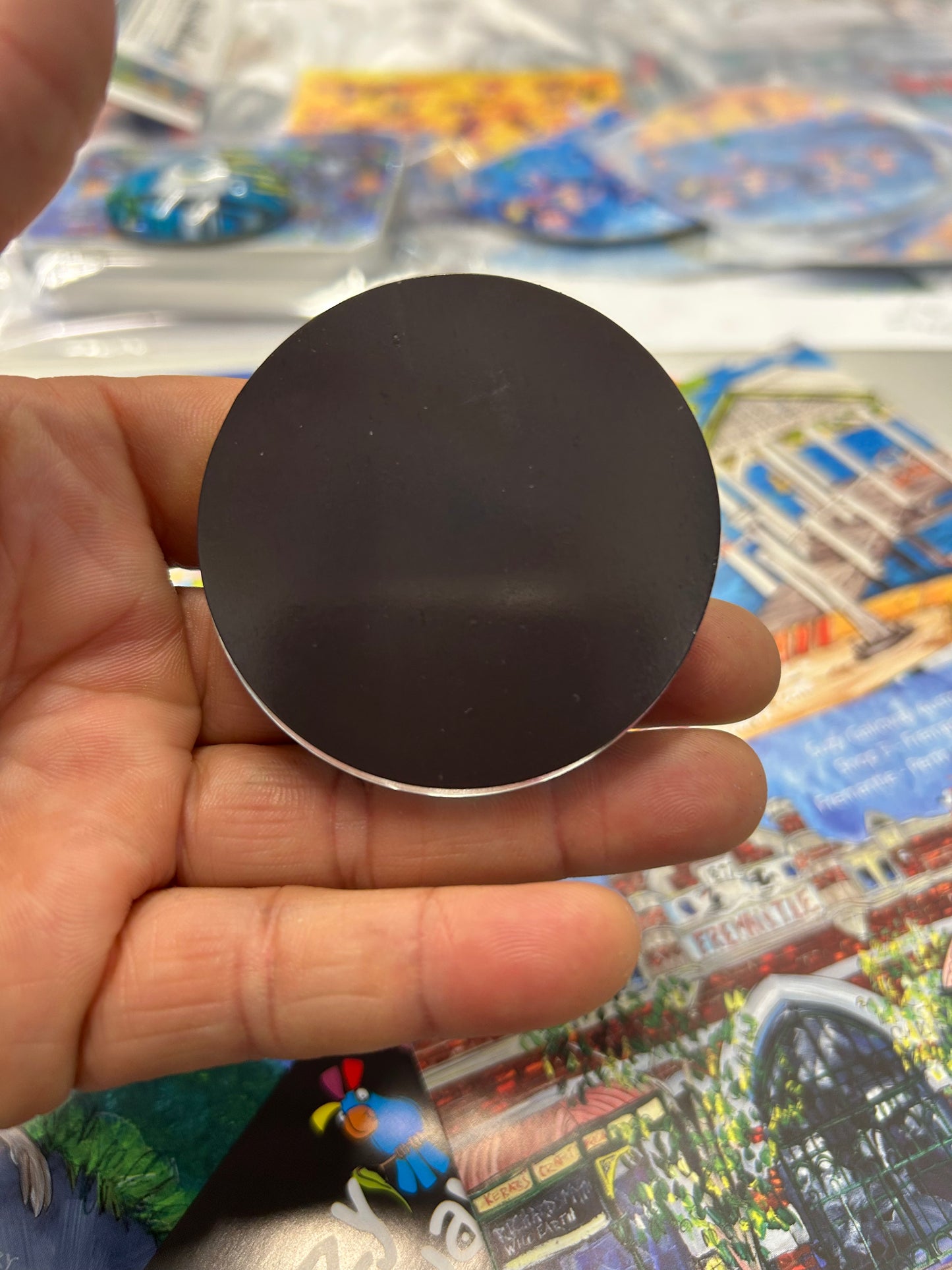 Magnet Glass Dome - Rottnest Island Quokka Design