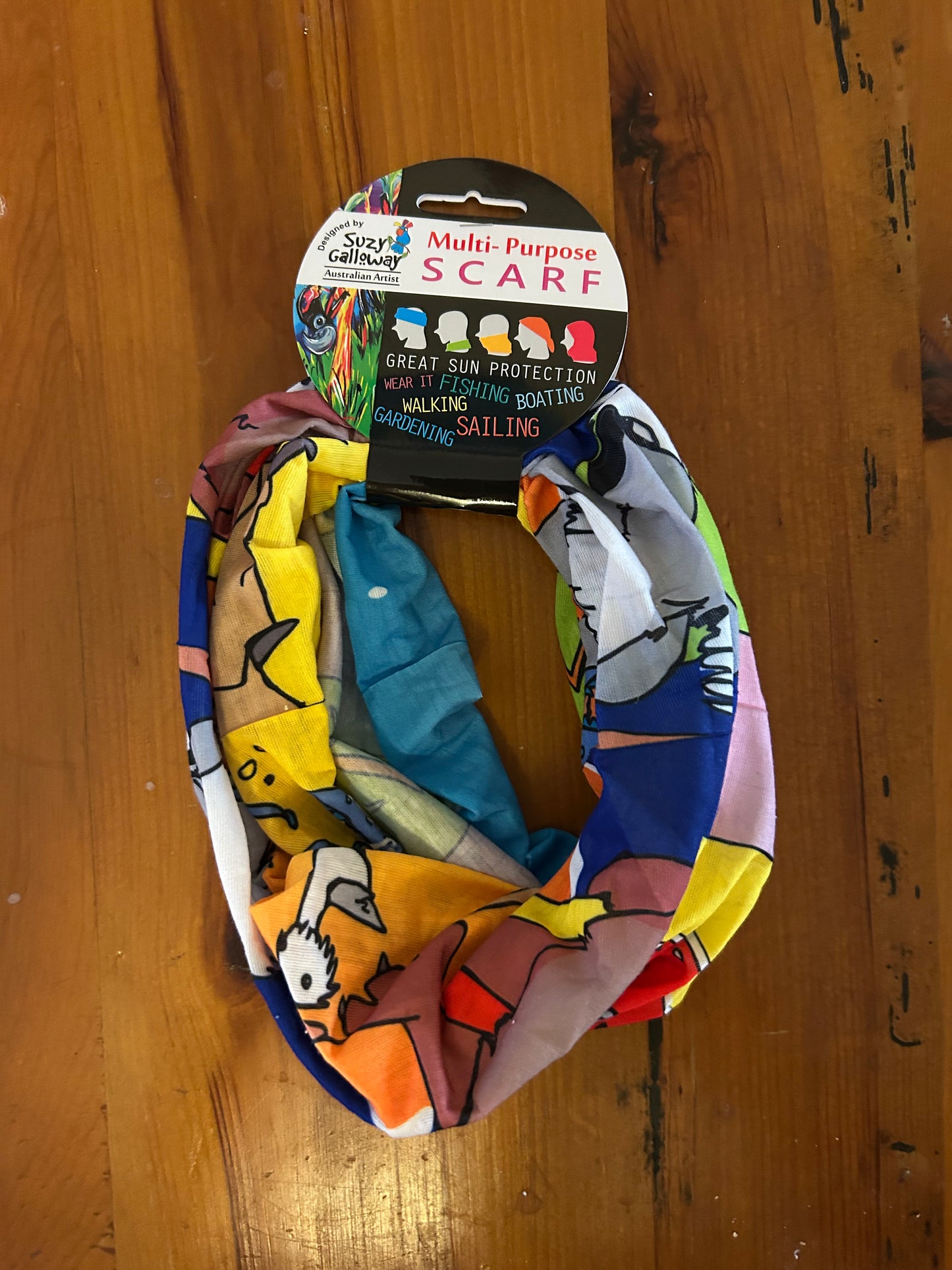 Surfing Koala and crew Multipurpose Headscarf / Tube