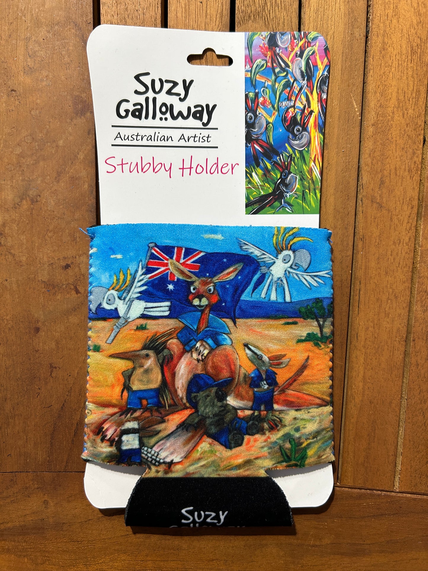 Aussie Flag Crew Stubby holder