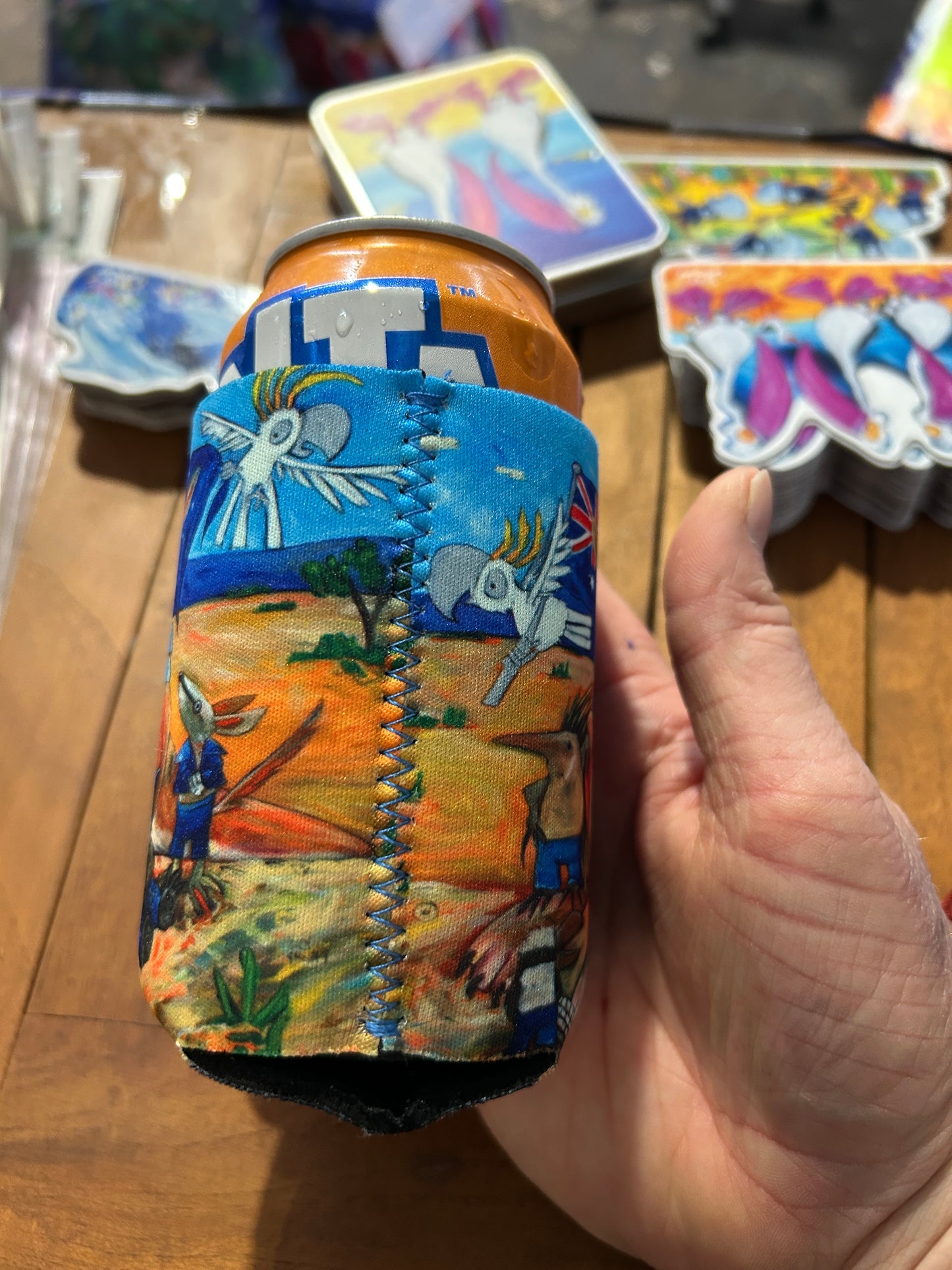 Aussie Flag Crew Stubby holder