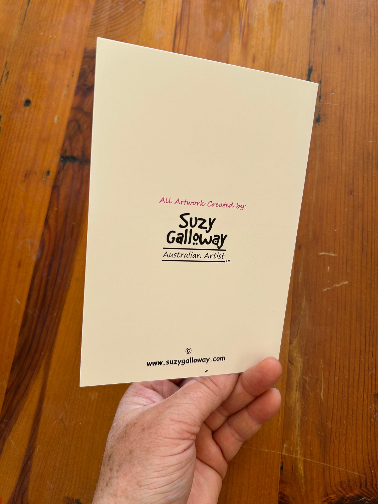 Australian Idol Greeting/ Gift Card