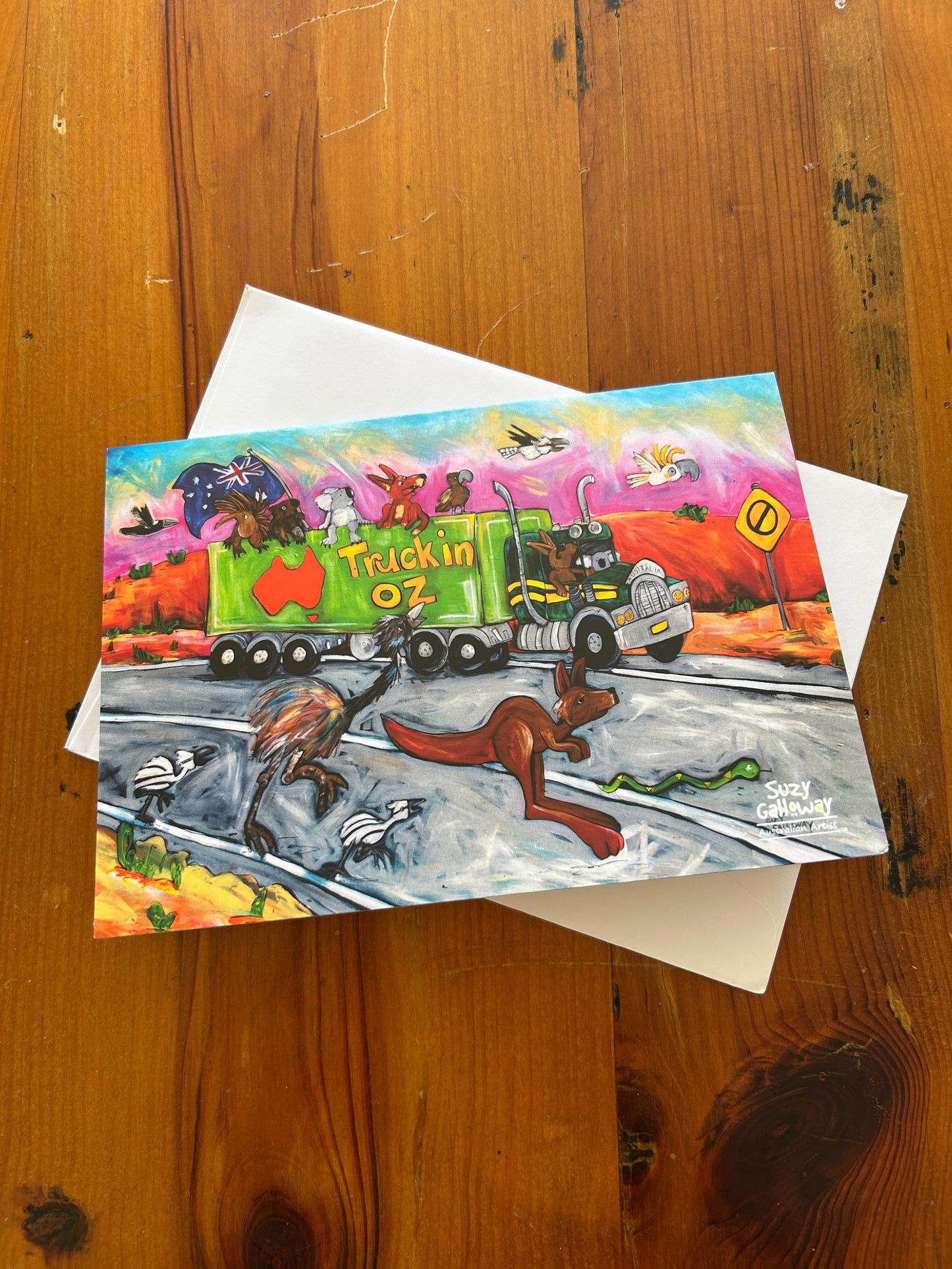 Truckin’ Oz Greeting/Gift Card