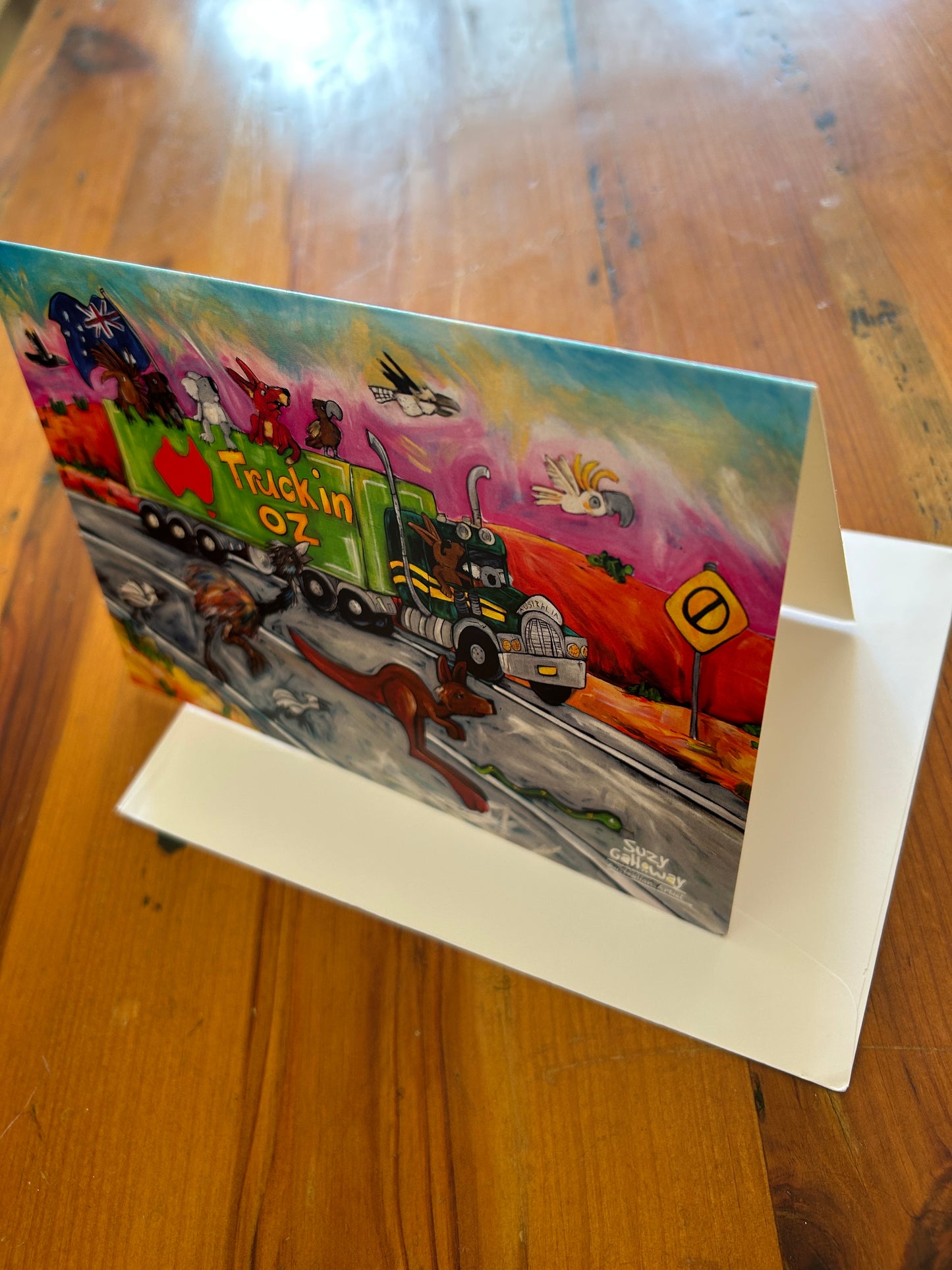Truckin’ Oz Greeting/Gift Card