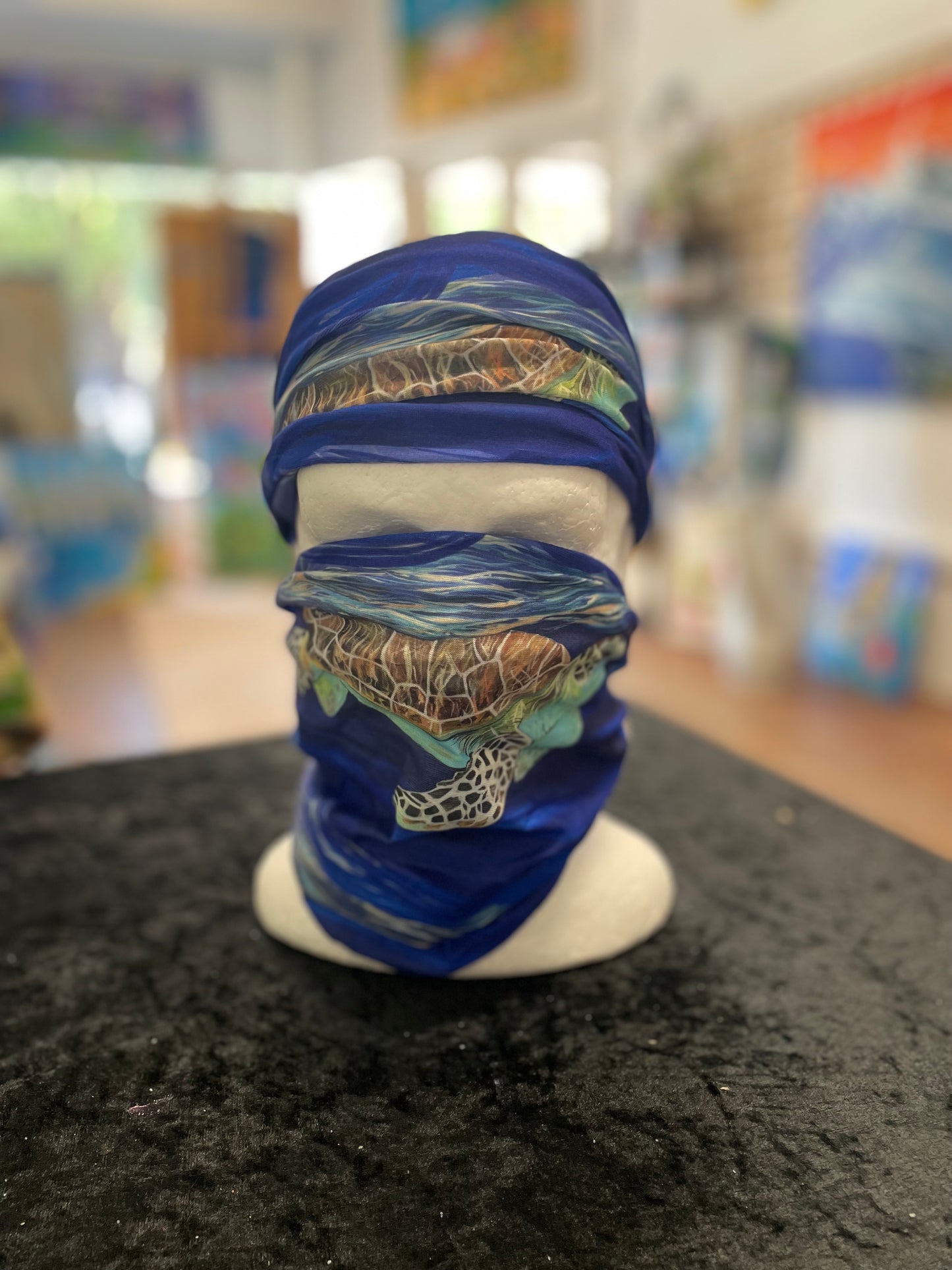 Blue Turtle Multipurpose Headscarf / Tube