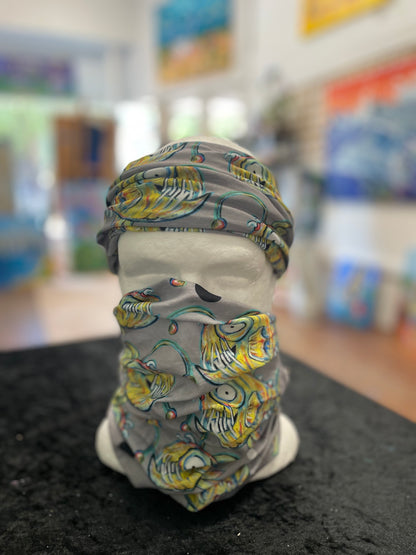 Crazy Fish Multi Purpose Headscarf / tube