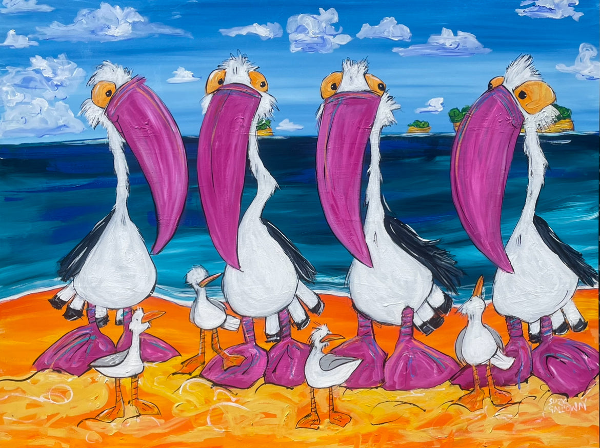 Pelicans Original Art