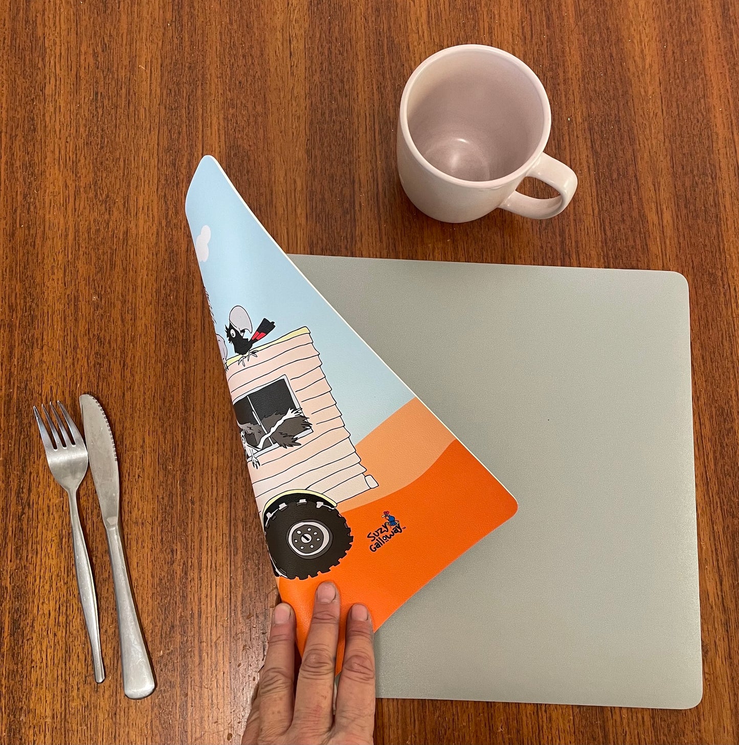Road trip Caravan Placemat