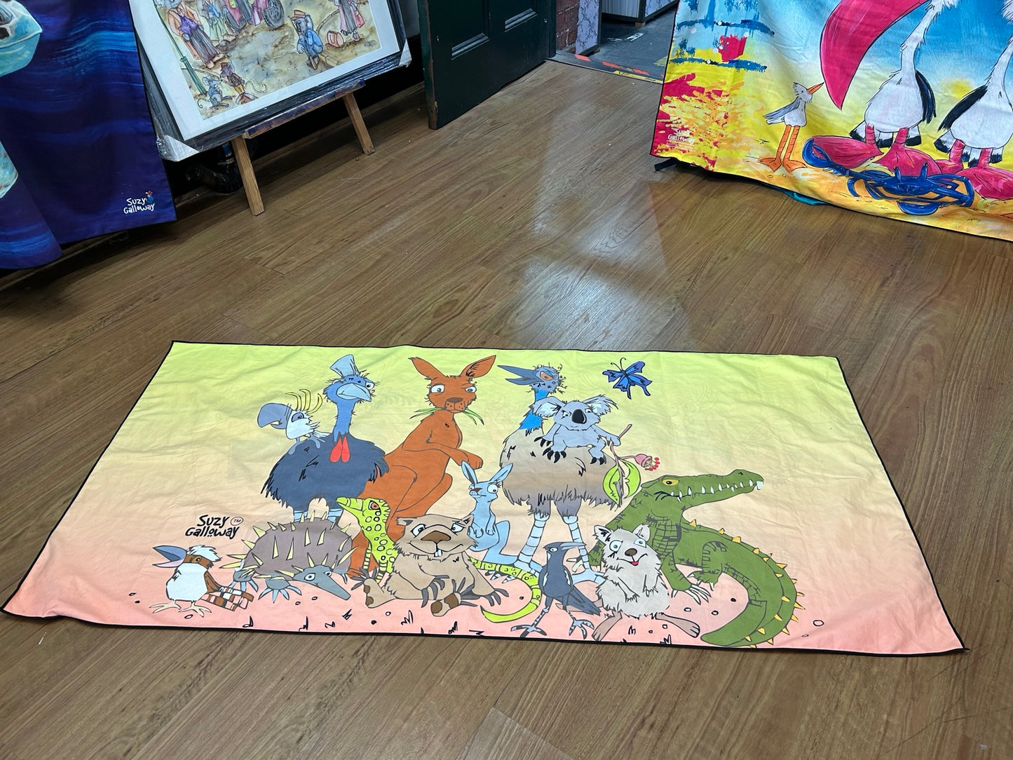 AUSSIE ANIMALS Microfibre QUICKDRY Towel