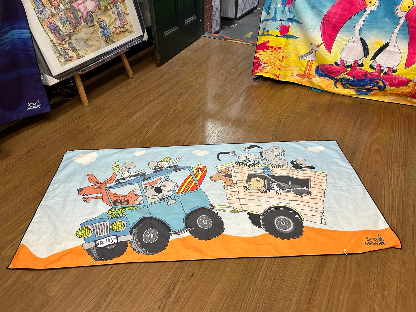 AUSSIE ANIMALS Microfibre QUICKDRY Towel