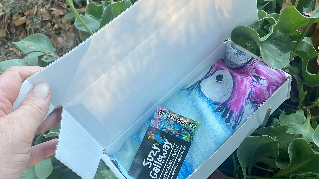 Pink and Grey Galah 90cm x 90cm Scarf