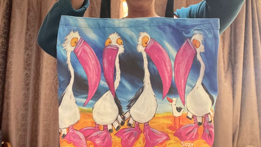 Pelican Cotton Canvas Large Bag
