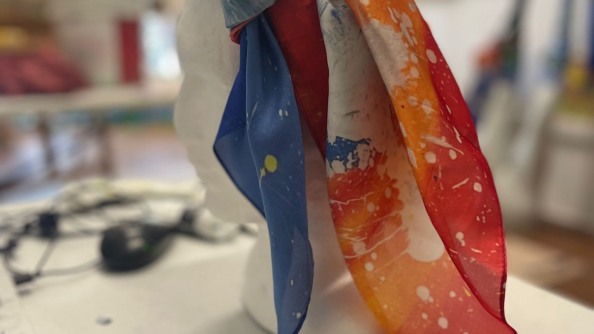 Dolphin Scarf 90cm x 90cm
