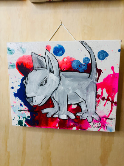 Brody- Ink and Acrylic on Canvas Original