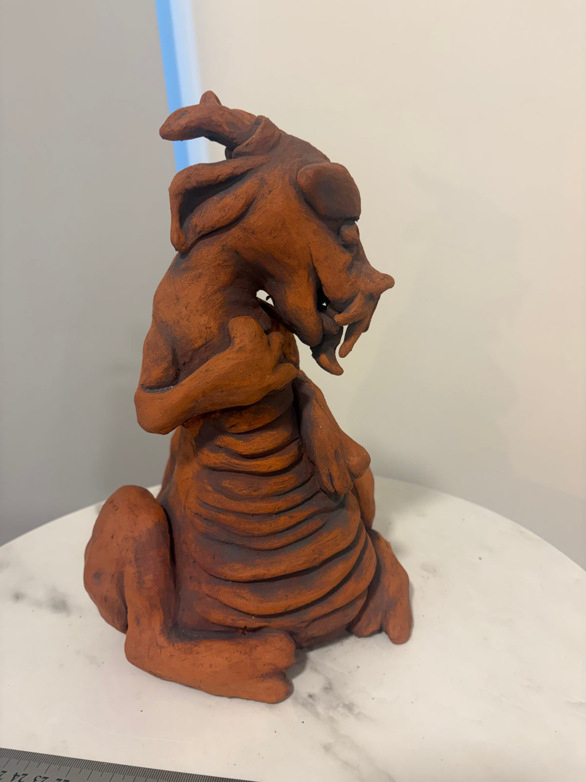 Dragon Terracotta Hand built Scuplture