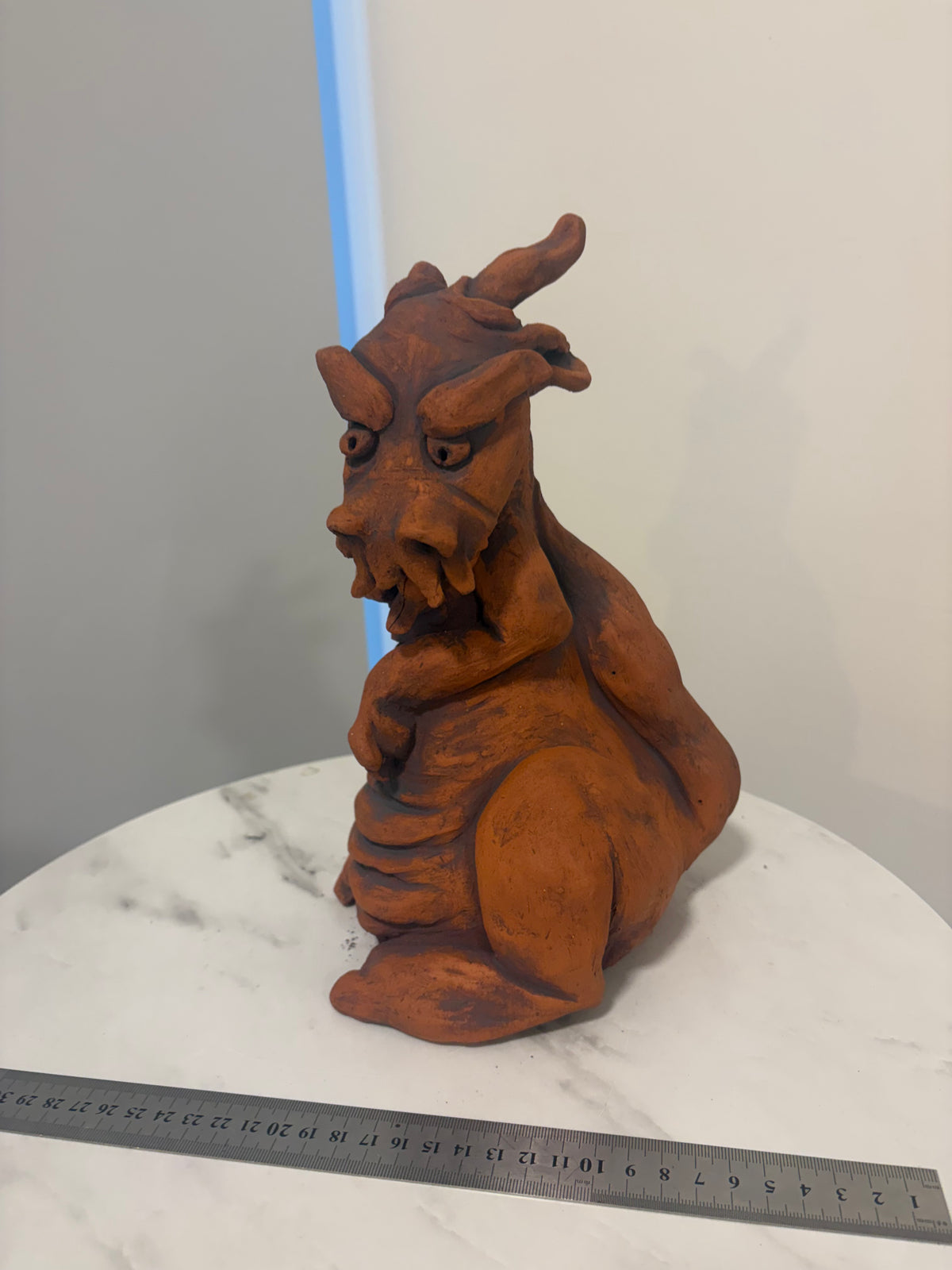 Dragon Terracotta Hand built Scuplture
