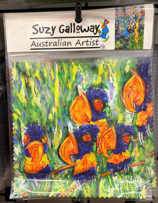 Lorikeets Lens Cloth