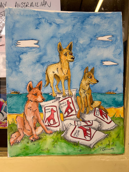 Dingoes on Dingo Flour