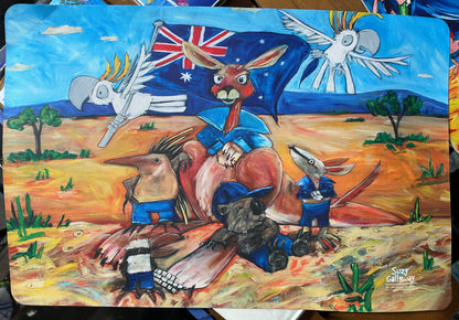 Australia Flag Crew Placemat