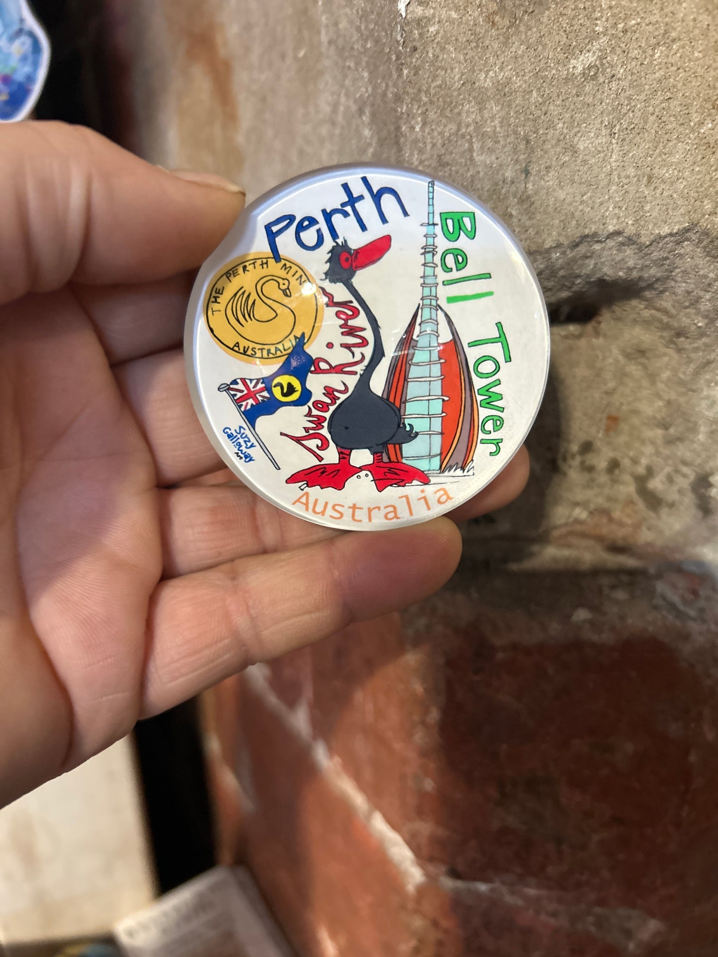 Magnet Glass Dome - Perth Paraphernalia