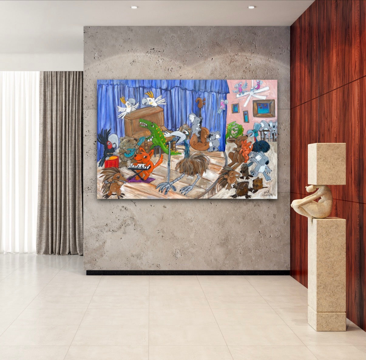 Dinner and a Dance Original artwork