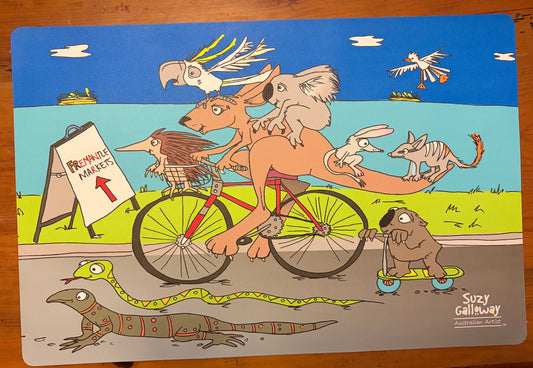On our way to Fremantle Markets Placemat