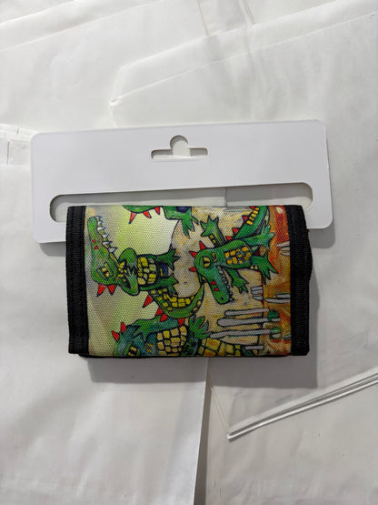 Velcro Wallet CROCODILE ROCK design