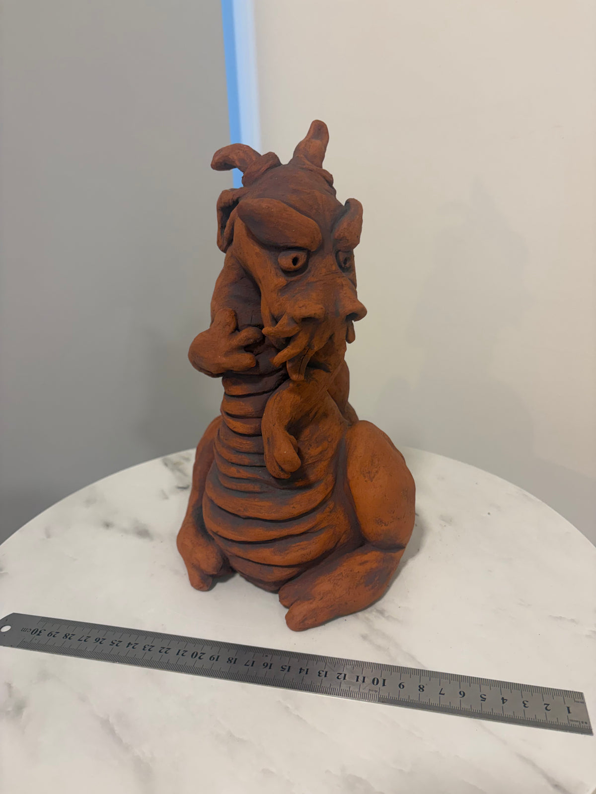 Dragon Terracotta Hand built Scuplture
