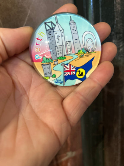 Magnet Glass Dome - Perth Design