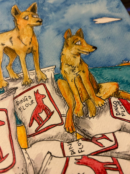 Dingoes on Dingo Flour