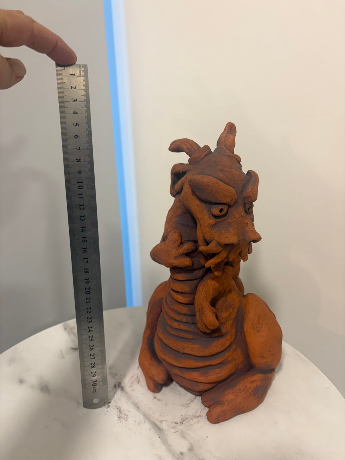 Dragon Terracotta Hand built Scuplture
