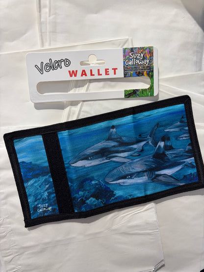 Velcro Wallet SHARK design