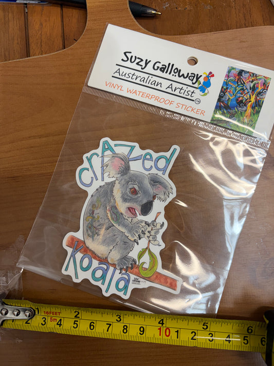 Cranky Koala sticker