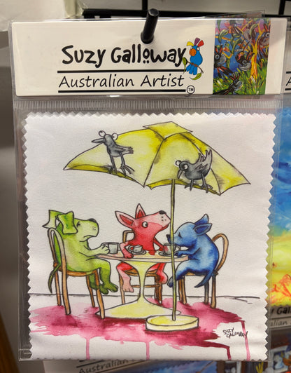 Cafe chats Lens Cloth