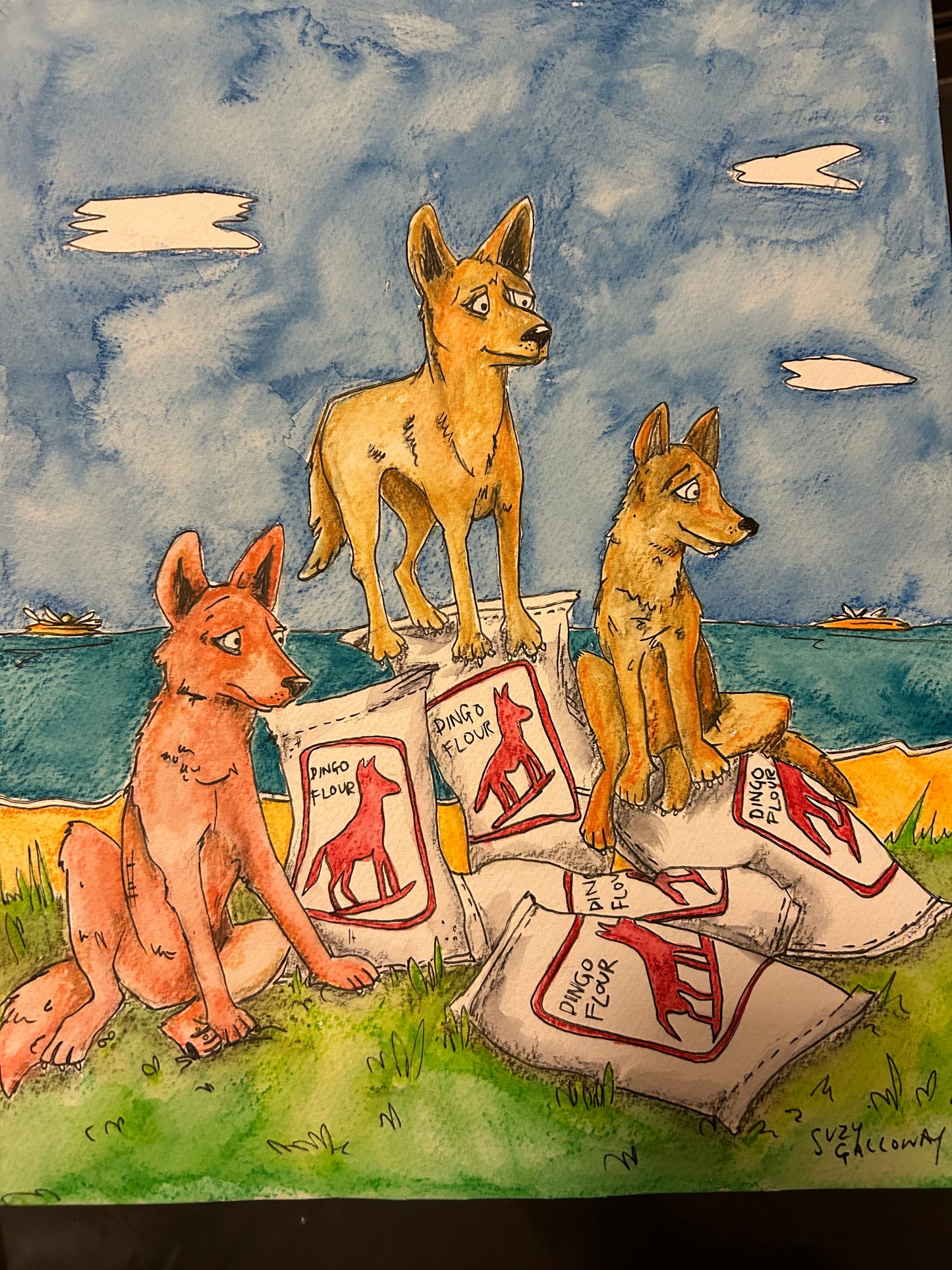 Dingoes on Dingo Flour