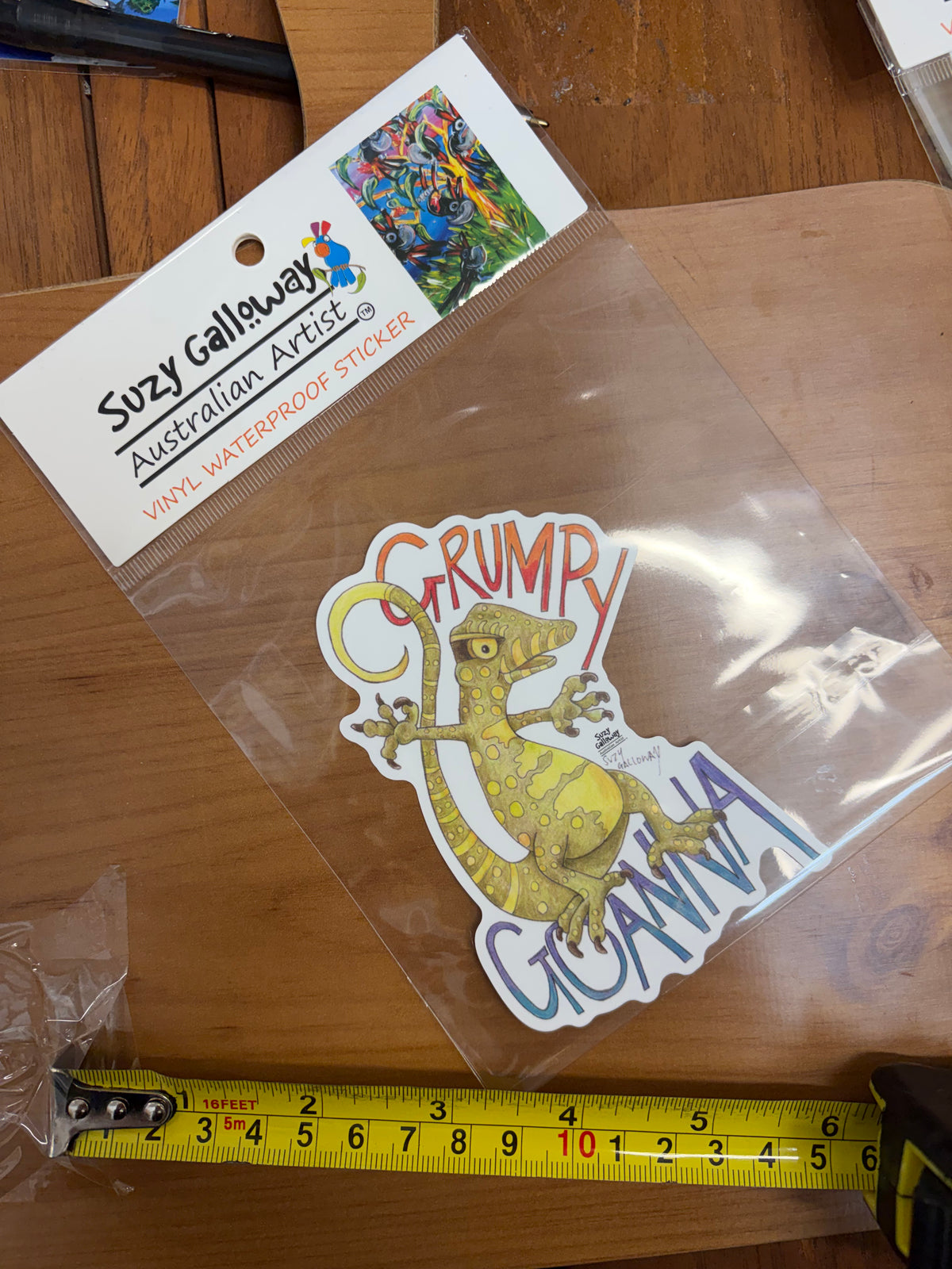 Grumpy Goanna sticker