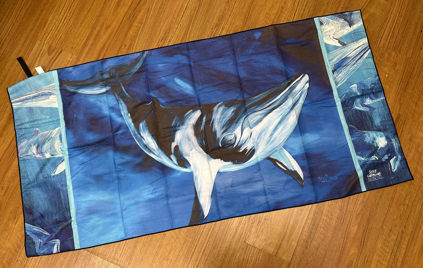 Minke Whale and Shark Microfibre QUICKDRY Towel
