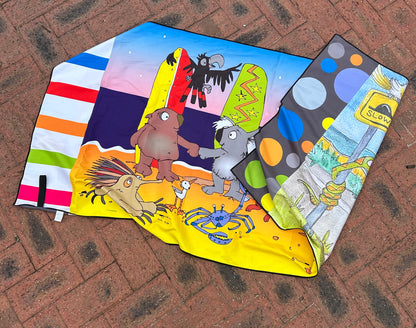 Surfing Koala and crew Microfibre QUICKDRY Towel
