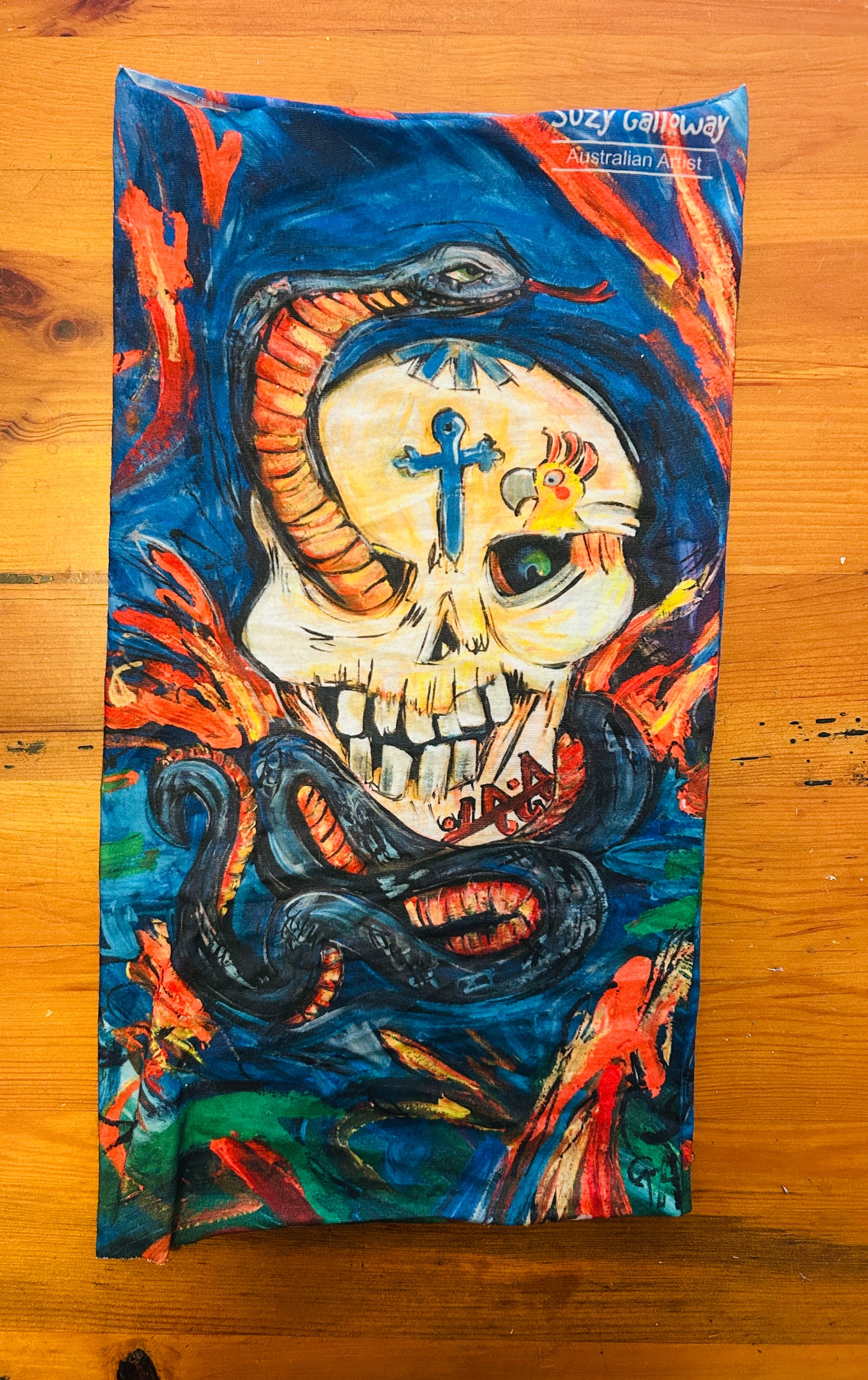 Skull Snake Multipurpose Headscarf / Tube