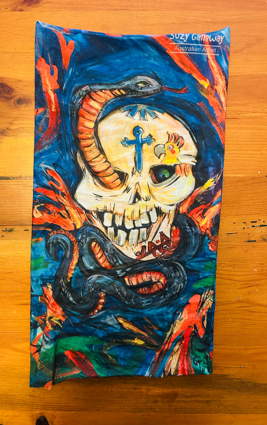 Skull Snake Multipurpose Headscarf / Tube